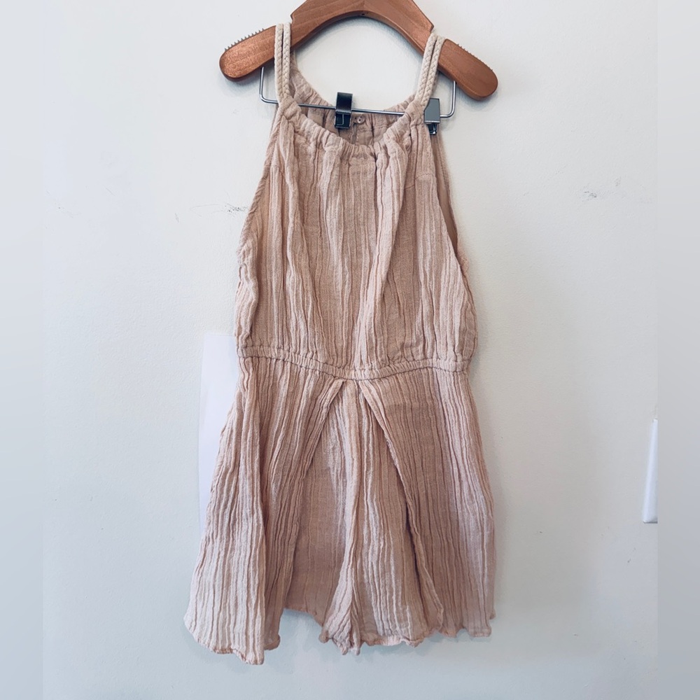 Zara Kids Gauze Crinkle Romper